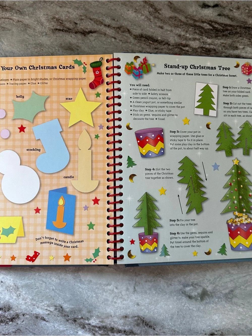 Igloo Blue Holiday Craft Book Cover with Multicolor Accents